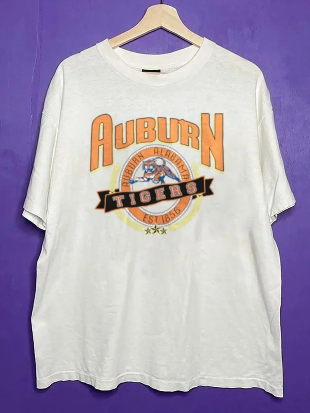 Vintage NCAA Auburn Tigers Football Shirt, Auburn University Athletics Shirt Tee